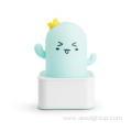 Cartoon LED night USB silicone lamp for baby